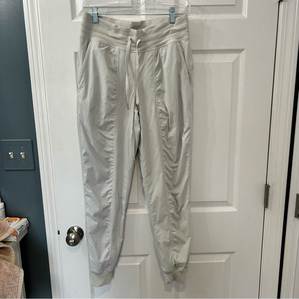 lululemon athletica Light Gray Track Joggers